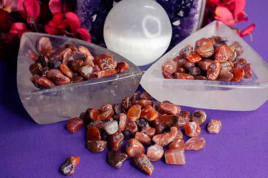 Carnelian Crystal Chips - Medium - AA Grade - Neatos Elements