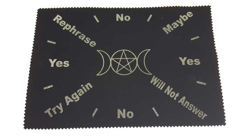 Triple Moon Pentagram Pendulum Alter Cloth - Neatos Elements