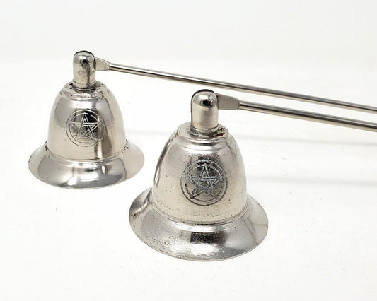 Pentagram Metal Rusted Candle Snuffer 10" - Neatos Elements