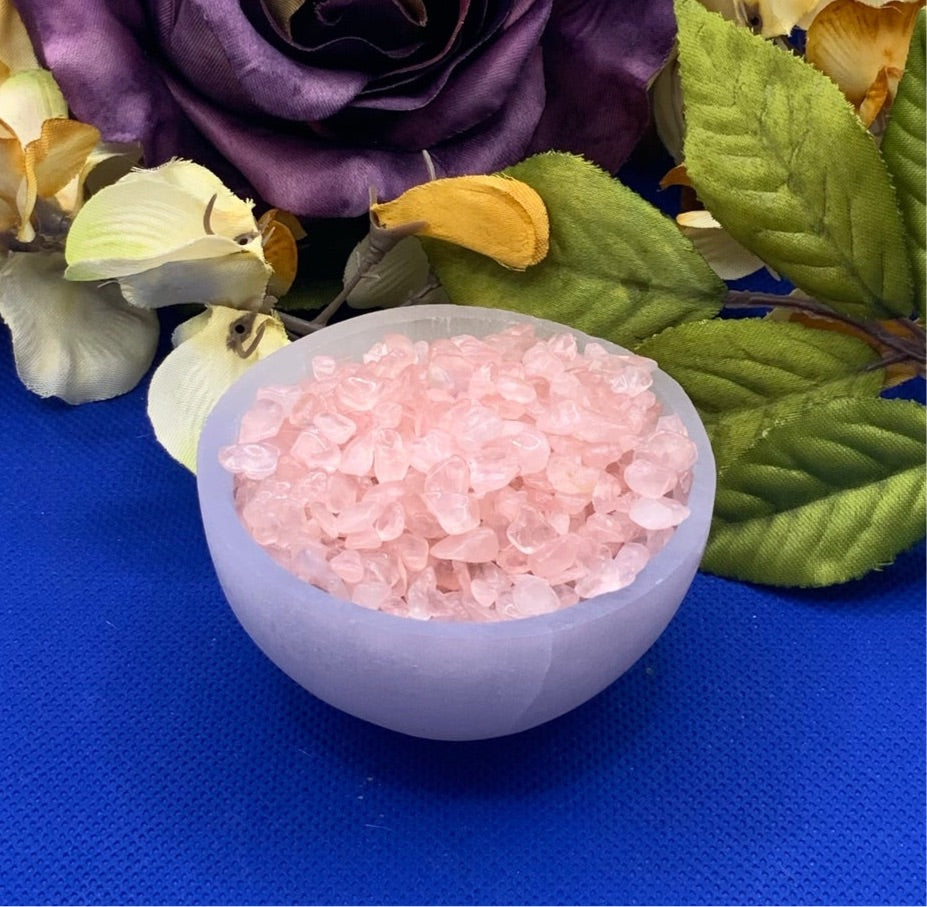 Rose Quartz Crystal Chips - XSmall - AA Grade - Neatos Elements