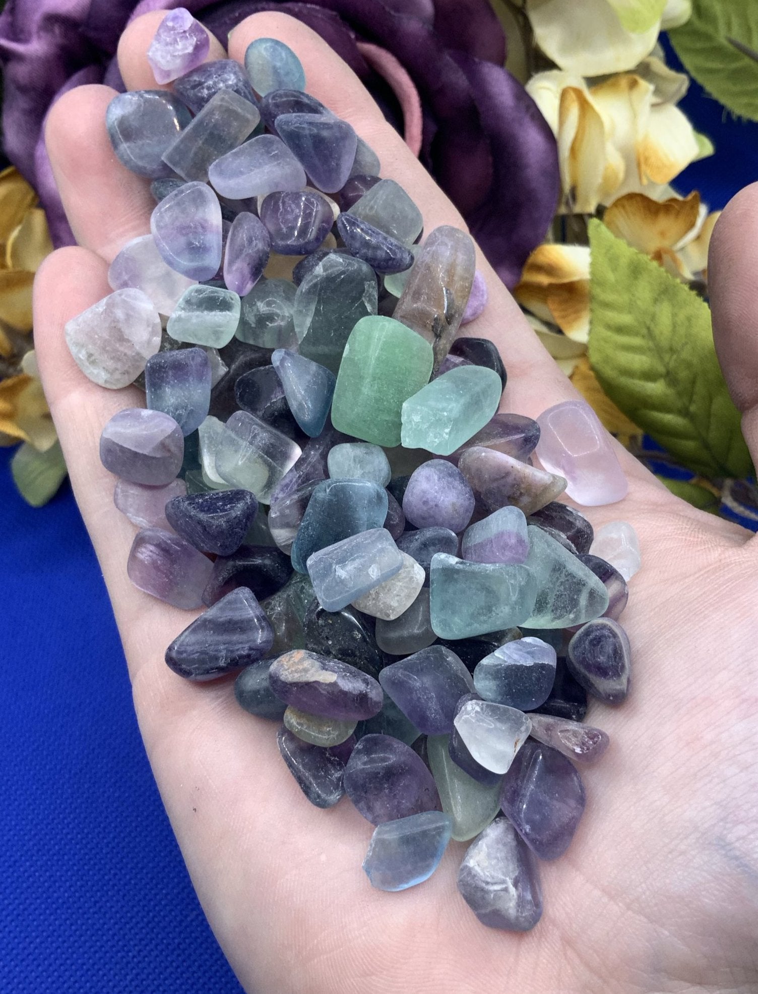 Rainbow Fluorite Crystal Chips - Large - AA Grade - Neatos Elements