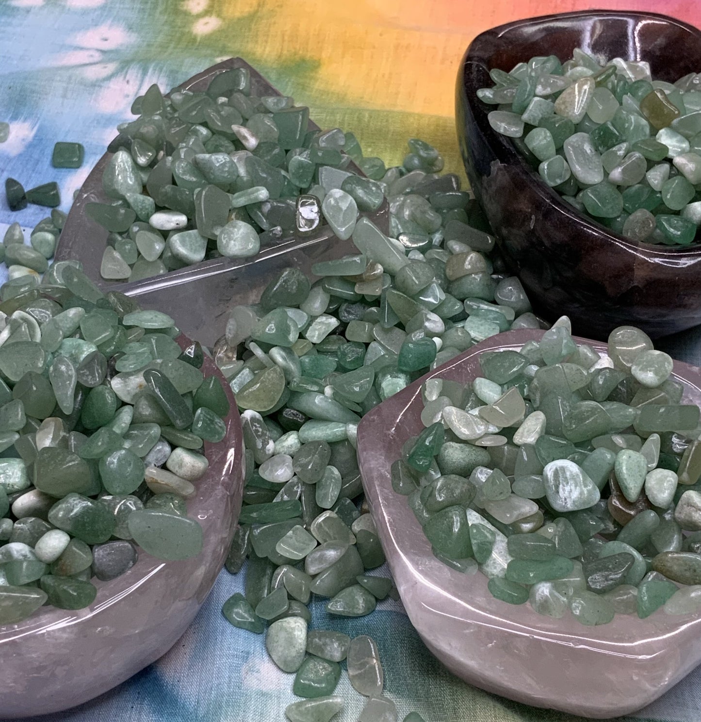 Green Adventurine Crystal Chips - Medium - A Grade - Neatos Elements