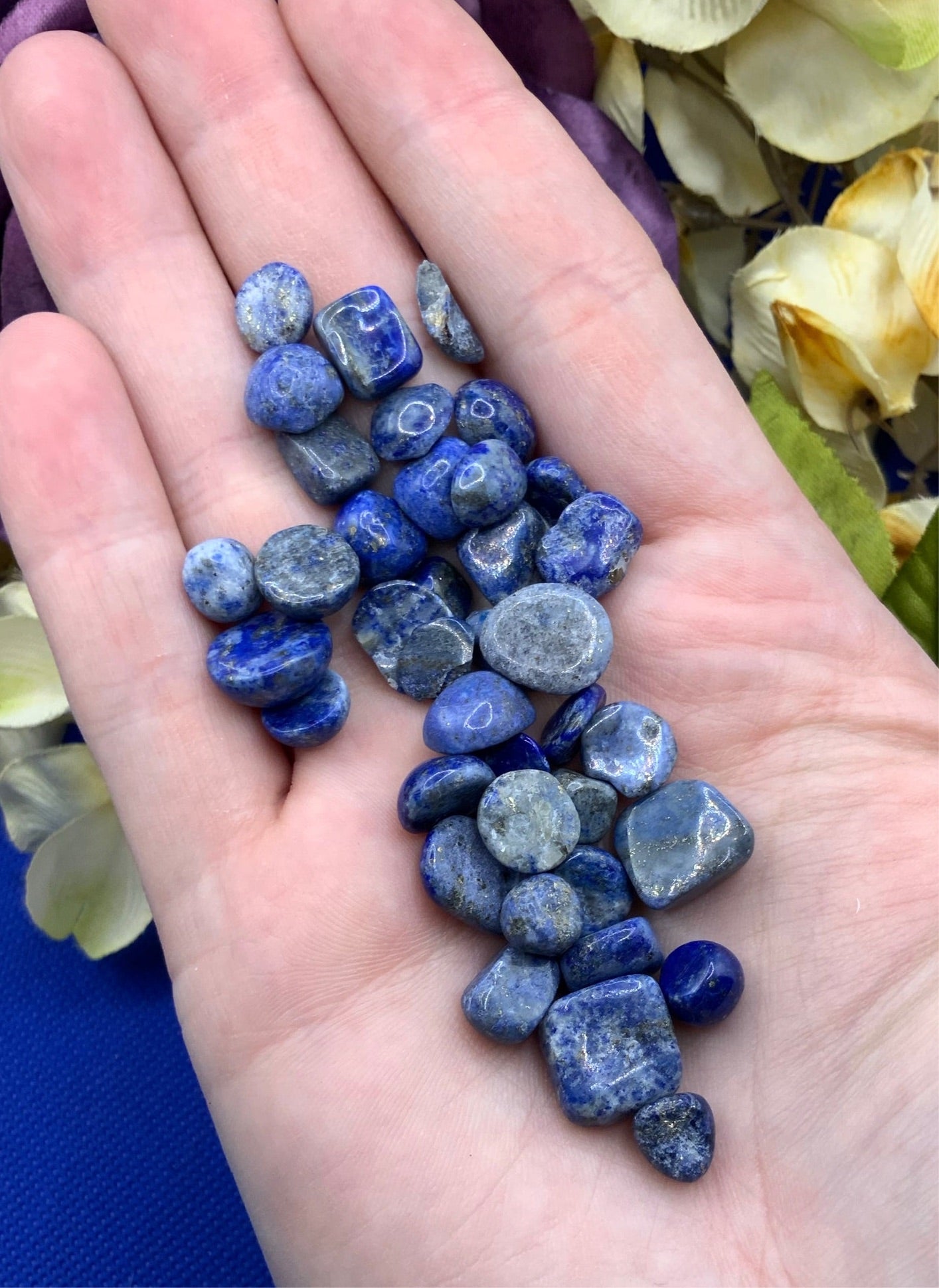 Lapis Lazuli Crystal Chips - Medium - A Grade - Neatos Elements