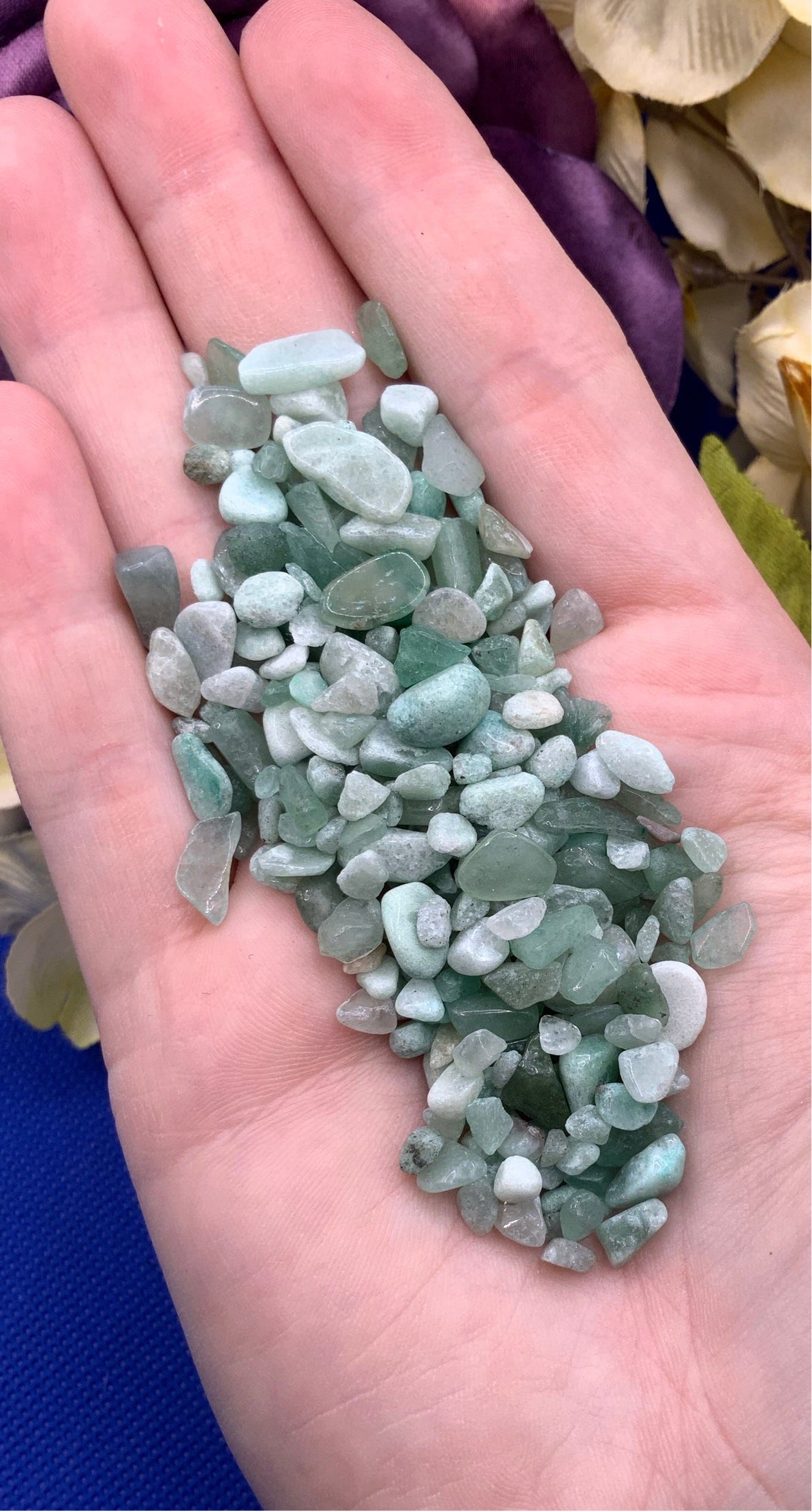 Green Adventurine Crystal Chips - Small- A Grade - Neatos Elements