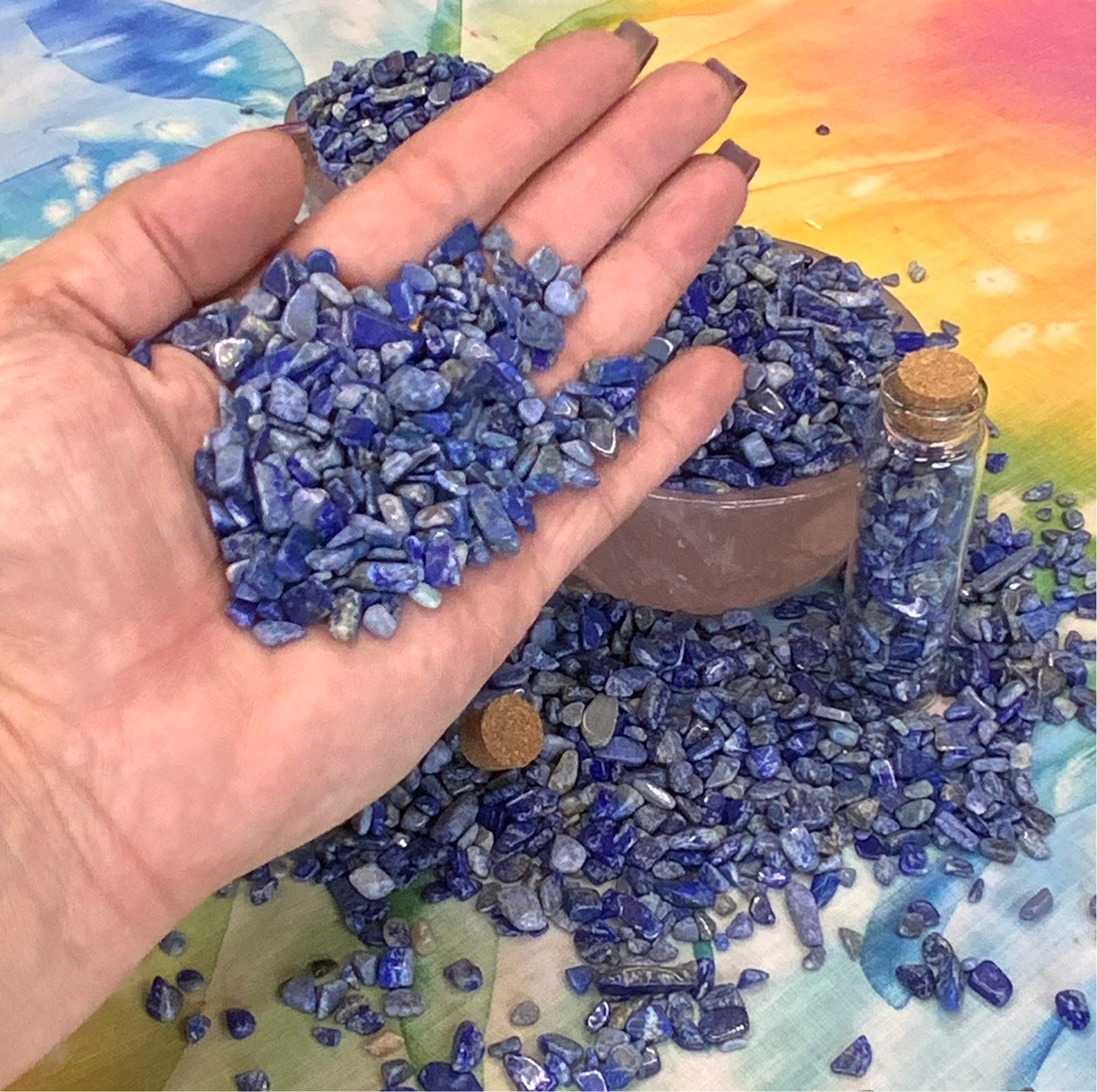 Lapis Lazuli Crystal Chips - Small - A Grade - Neatos Elements