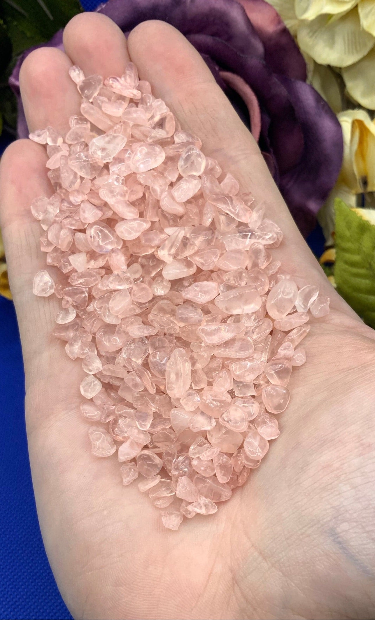 Rose Quartz Crystal Chips - XSmall - AA Grade - Neatos Elements