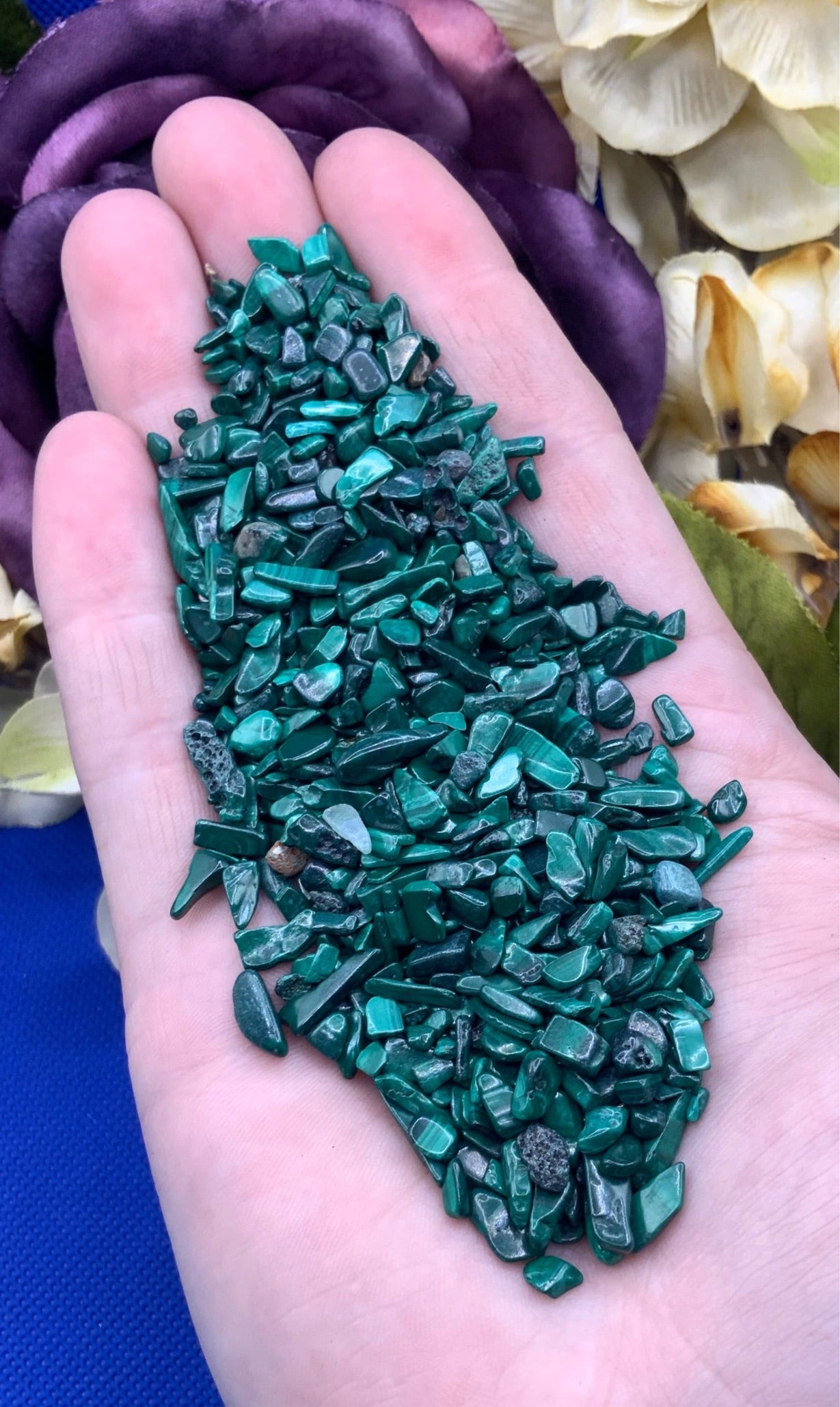 Malachite Crystal Chips - Small - AA Grade - Neatos Elements