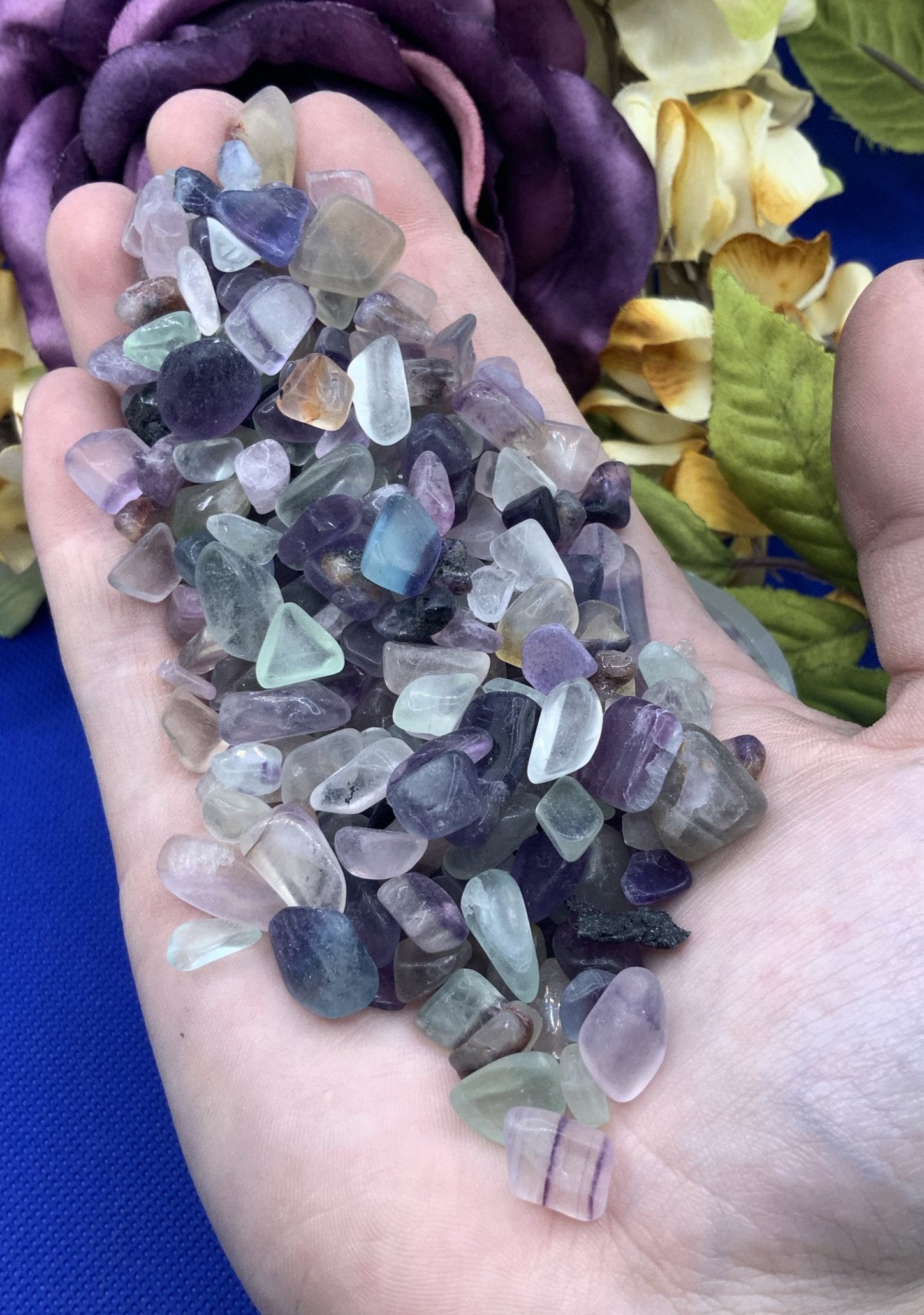 Rainbow Fluorite Crystal Chips - Medium - AA Grade - Neatos Elements