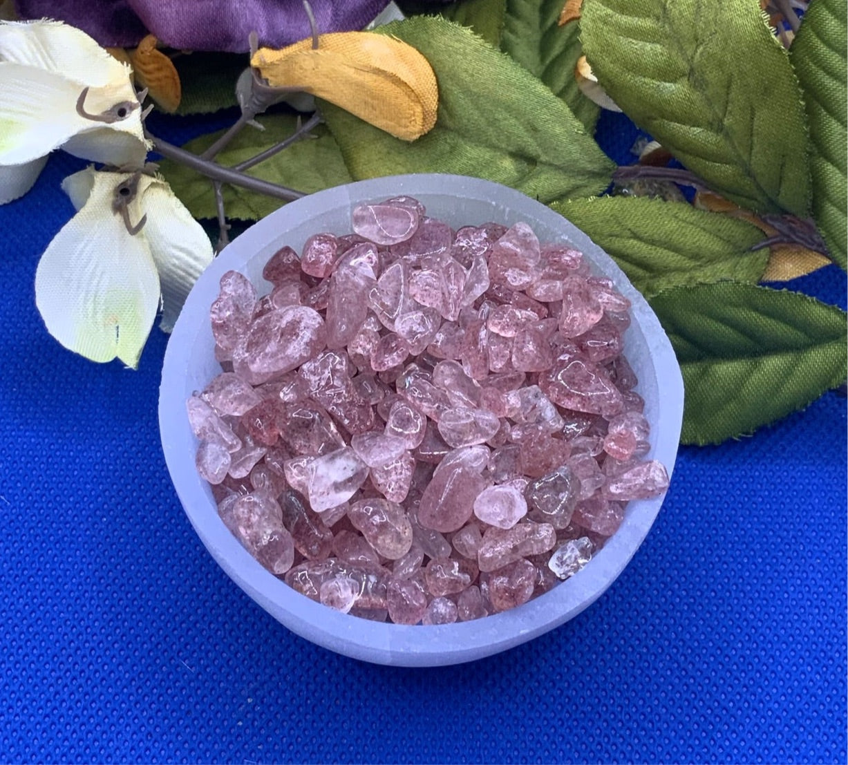 Strawberry Quartz Crystal Chips - Small - A Grade - Neatos Elements