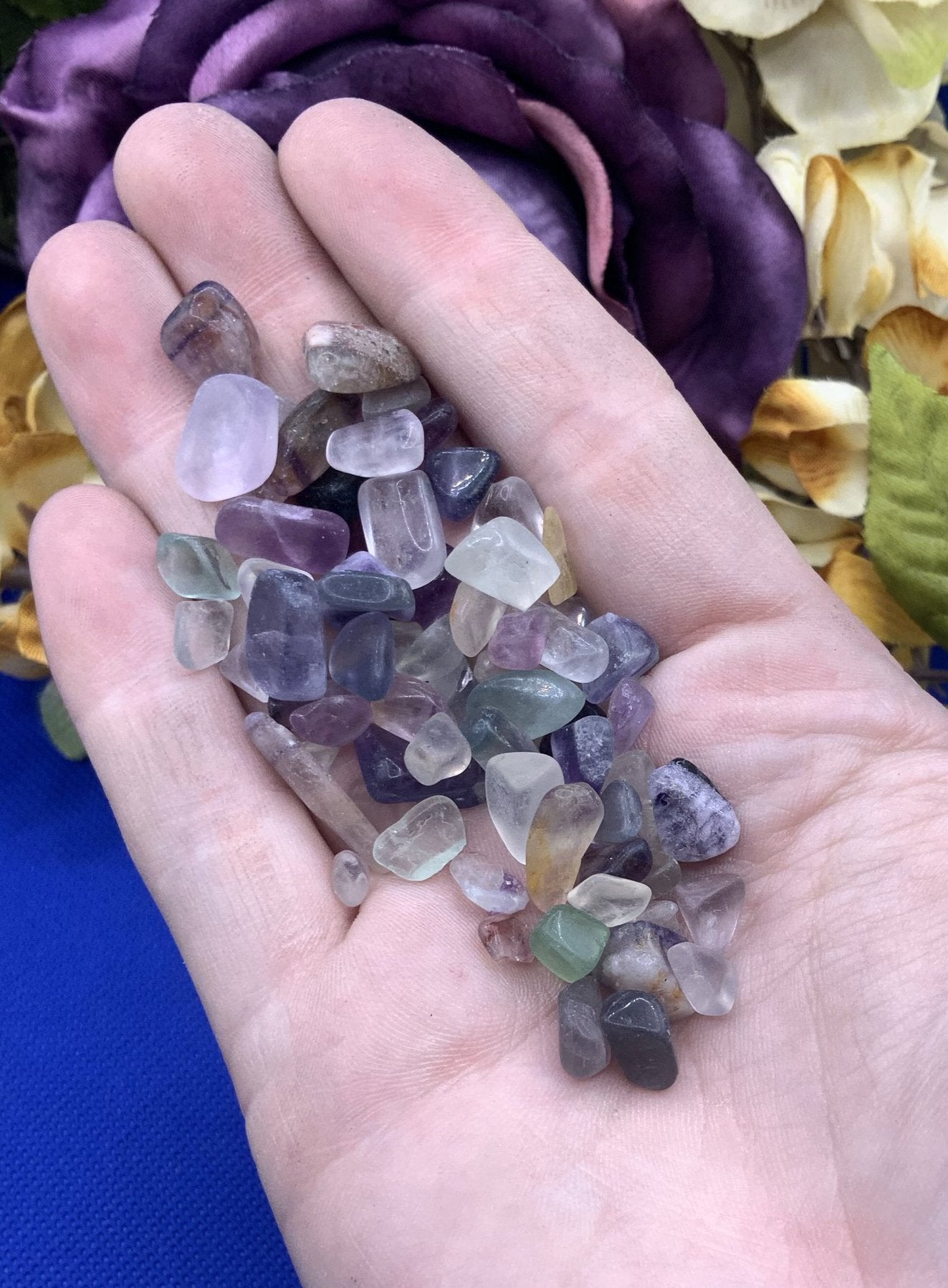 Rainbow Fluorite Crystal Chips - Medium - AA Grade - Neatos Elements