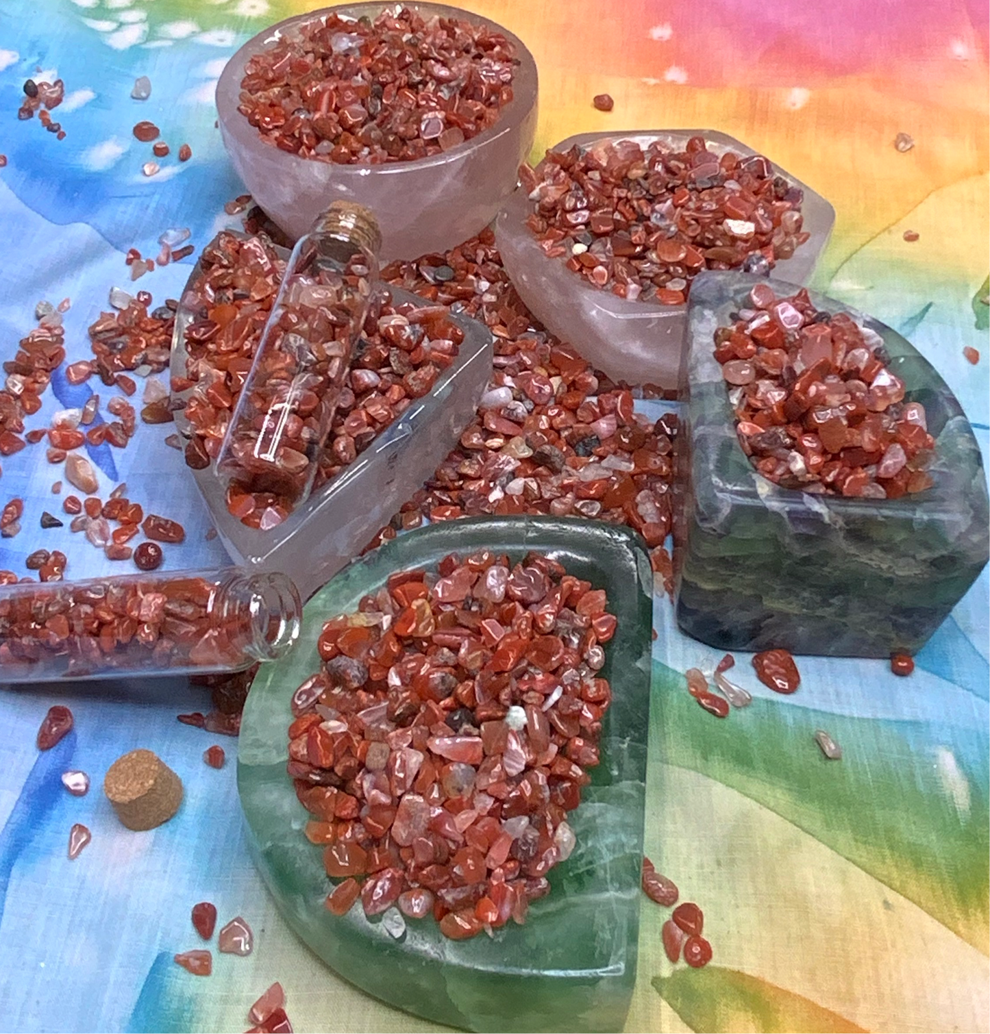 Carnelian Crystal Chips - Small - A Grade - Neatos Elements