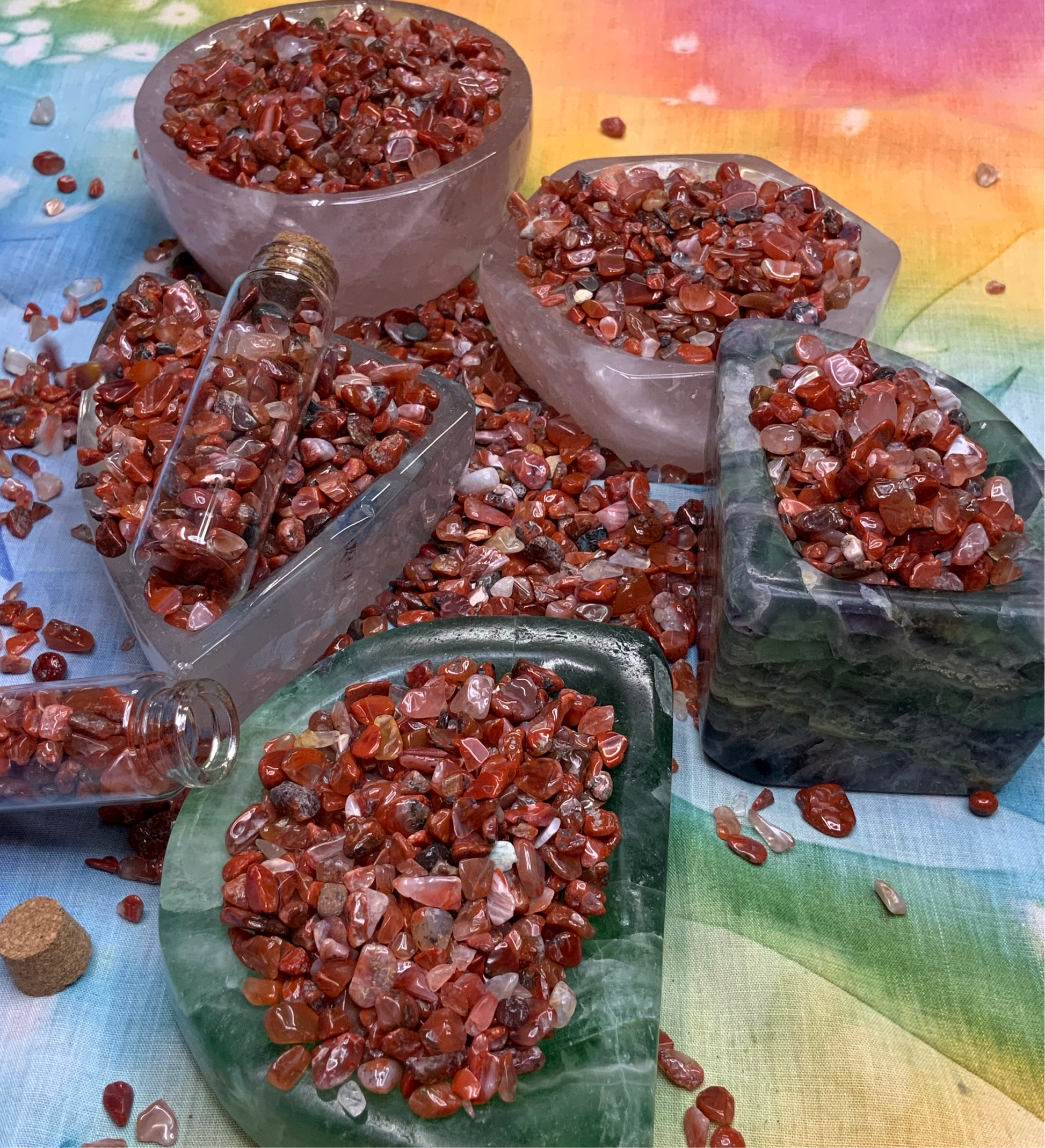 Carnelian Crystal Chips - Small - A Grade - Neatos Elements