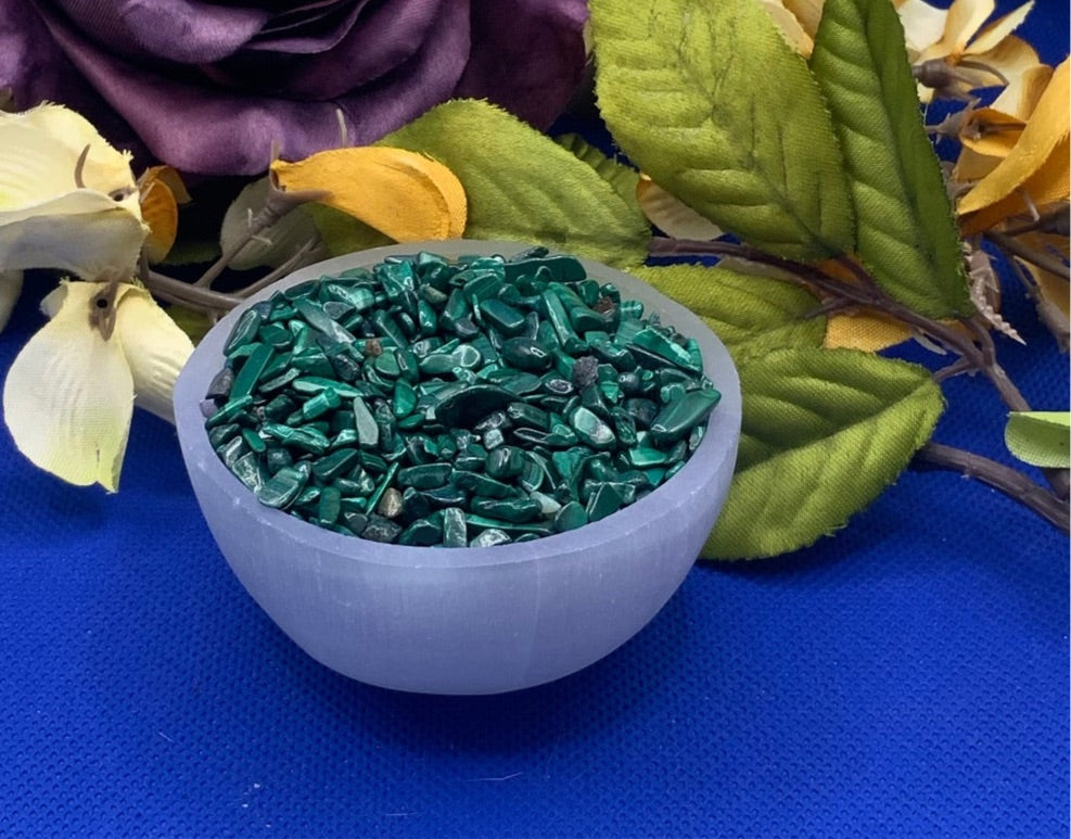 Malachite Crystal Chips - Small - AA Grade - Neatos Elements