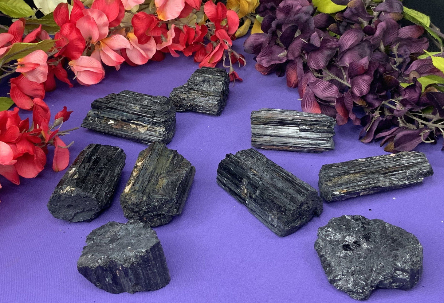 Large Black Tourmaline Chunks - Neatos Elements