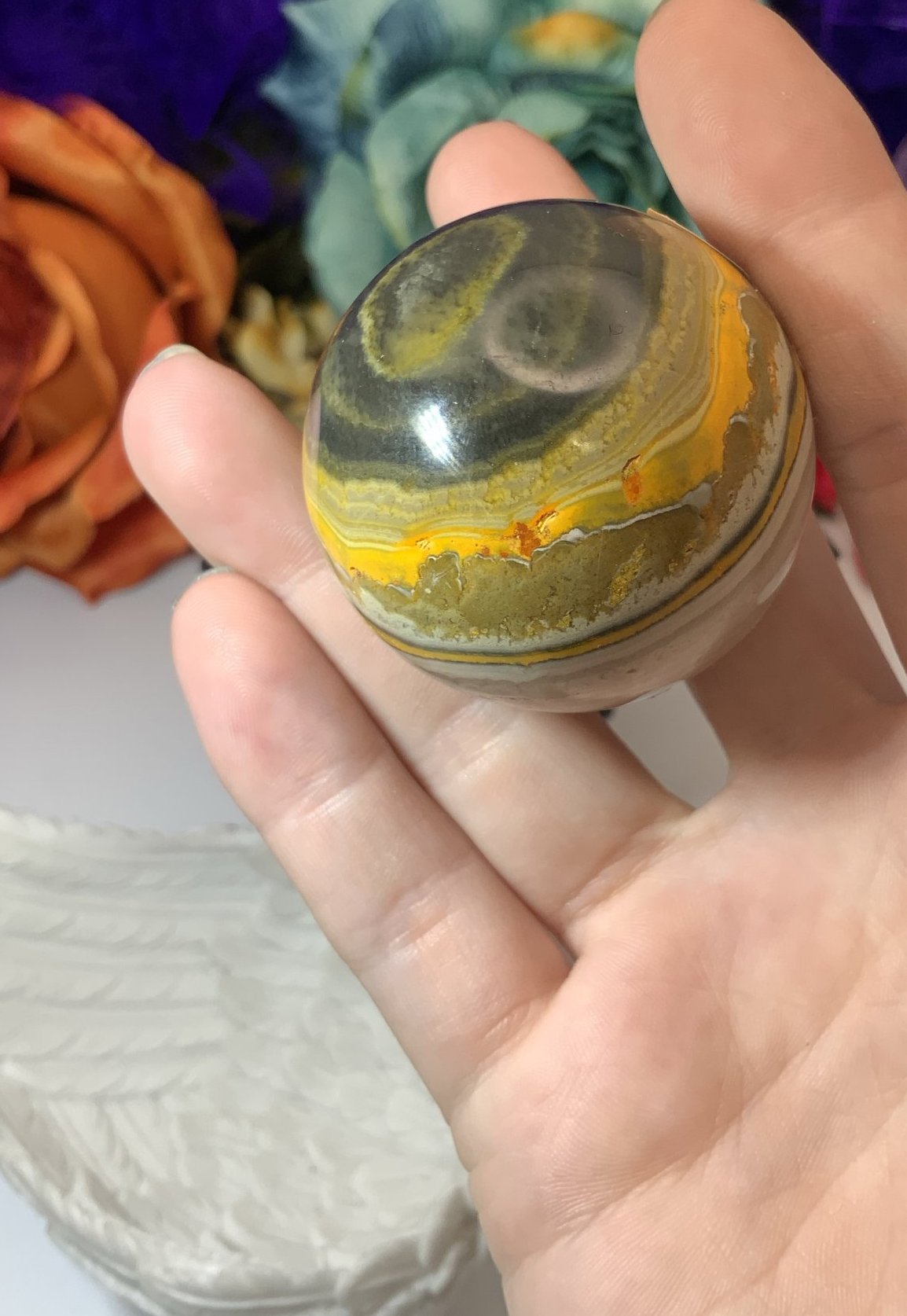 Bumble Bee Jasper Spheres - Neatos Elements