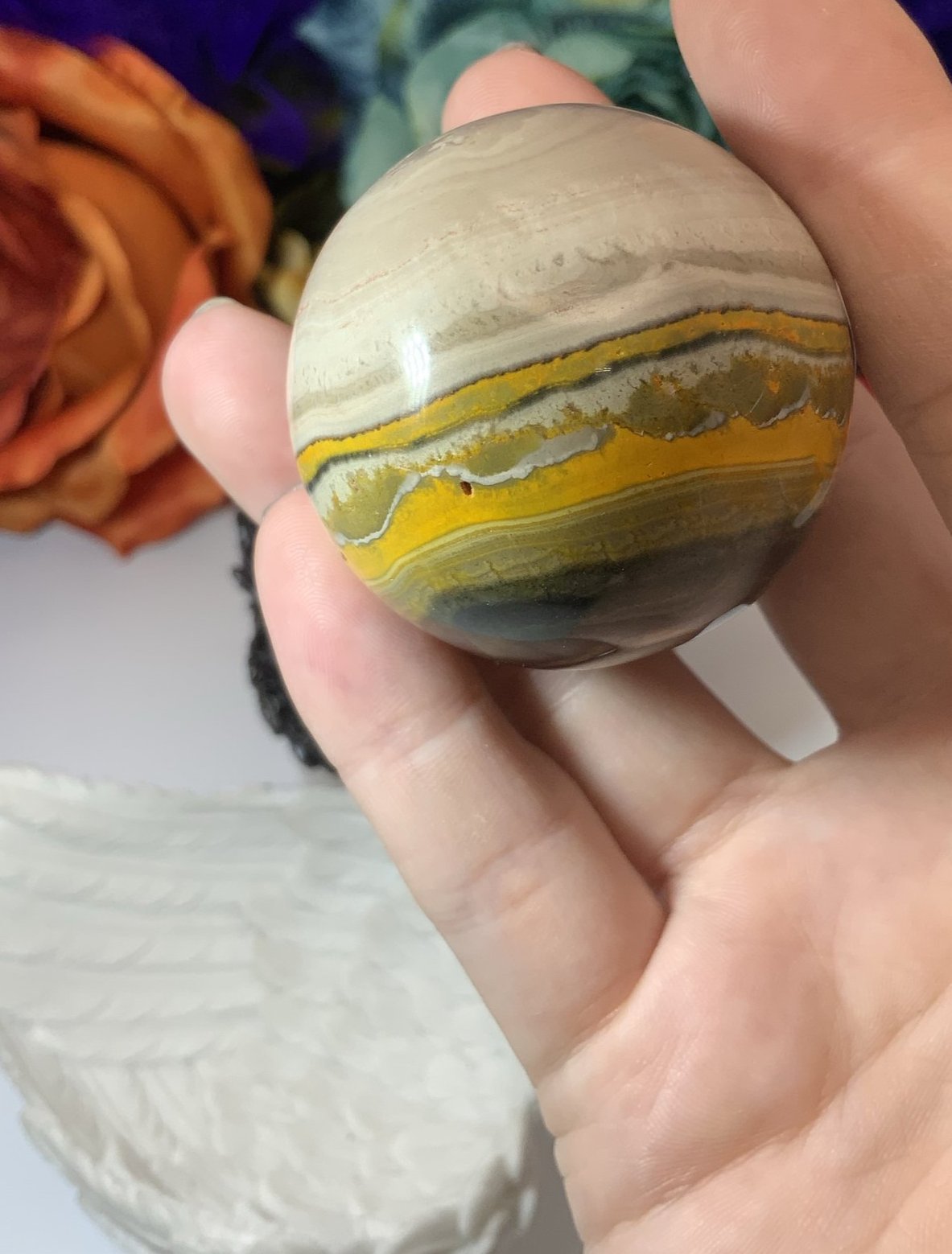 Bumble Bee Jasper Spheres - Neatos Elements