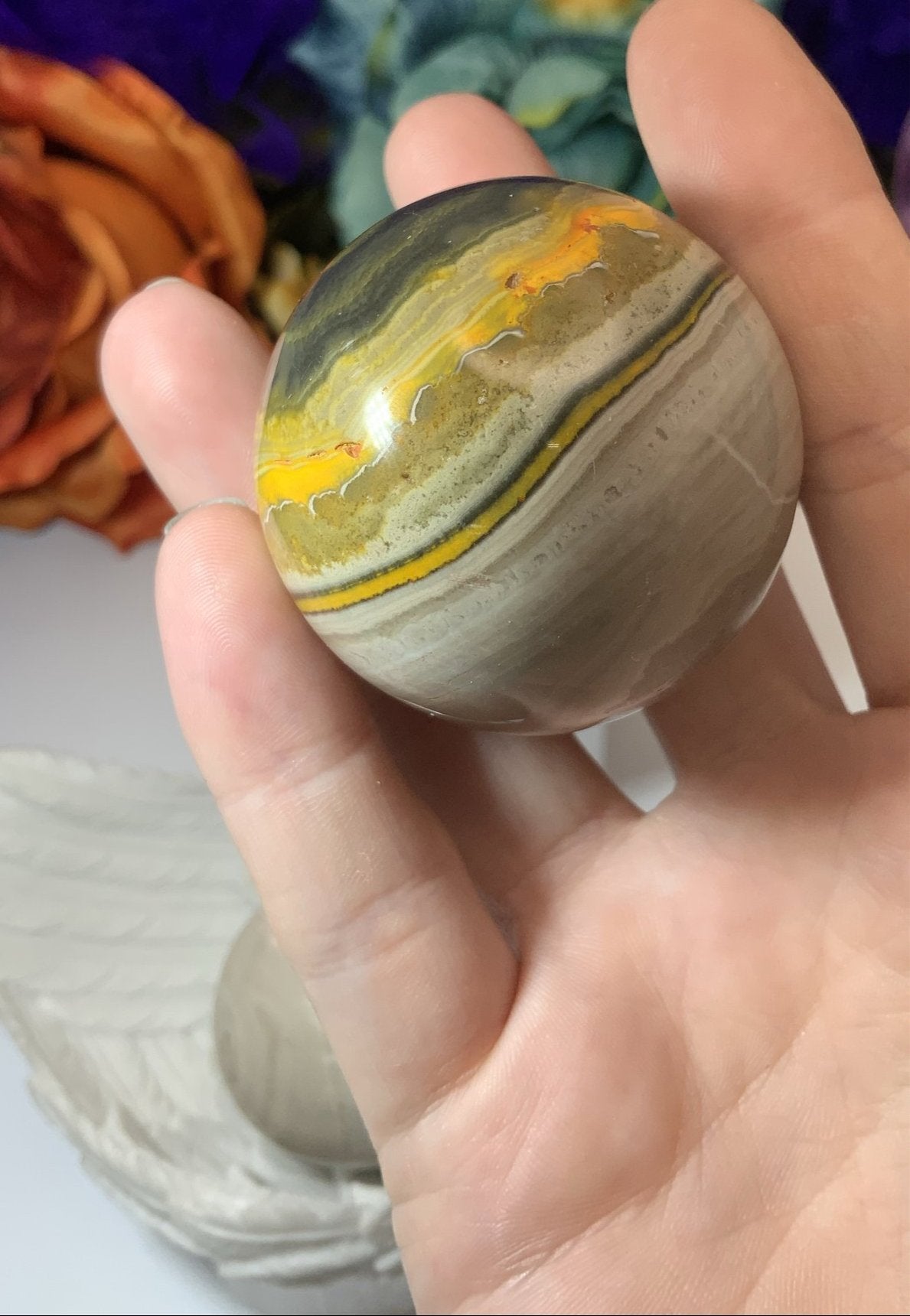 Bumble Bee Jasper Spheres - Neatos Elements