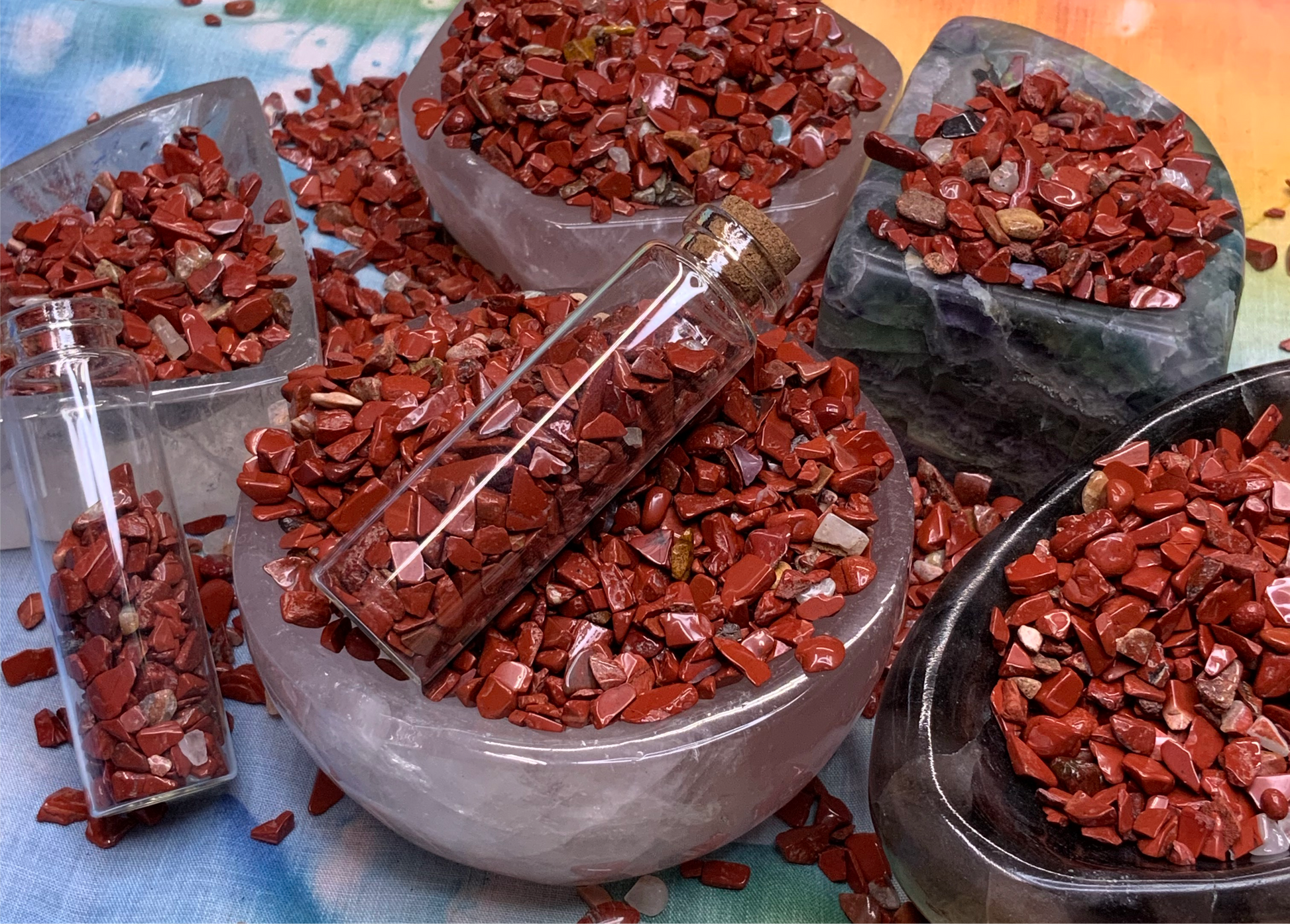 Red Jasper Crystal Chips - Small - A Grade - Neatos Elements