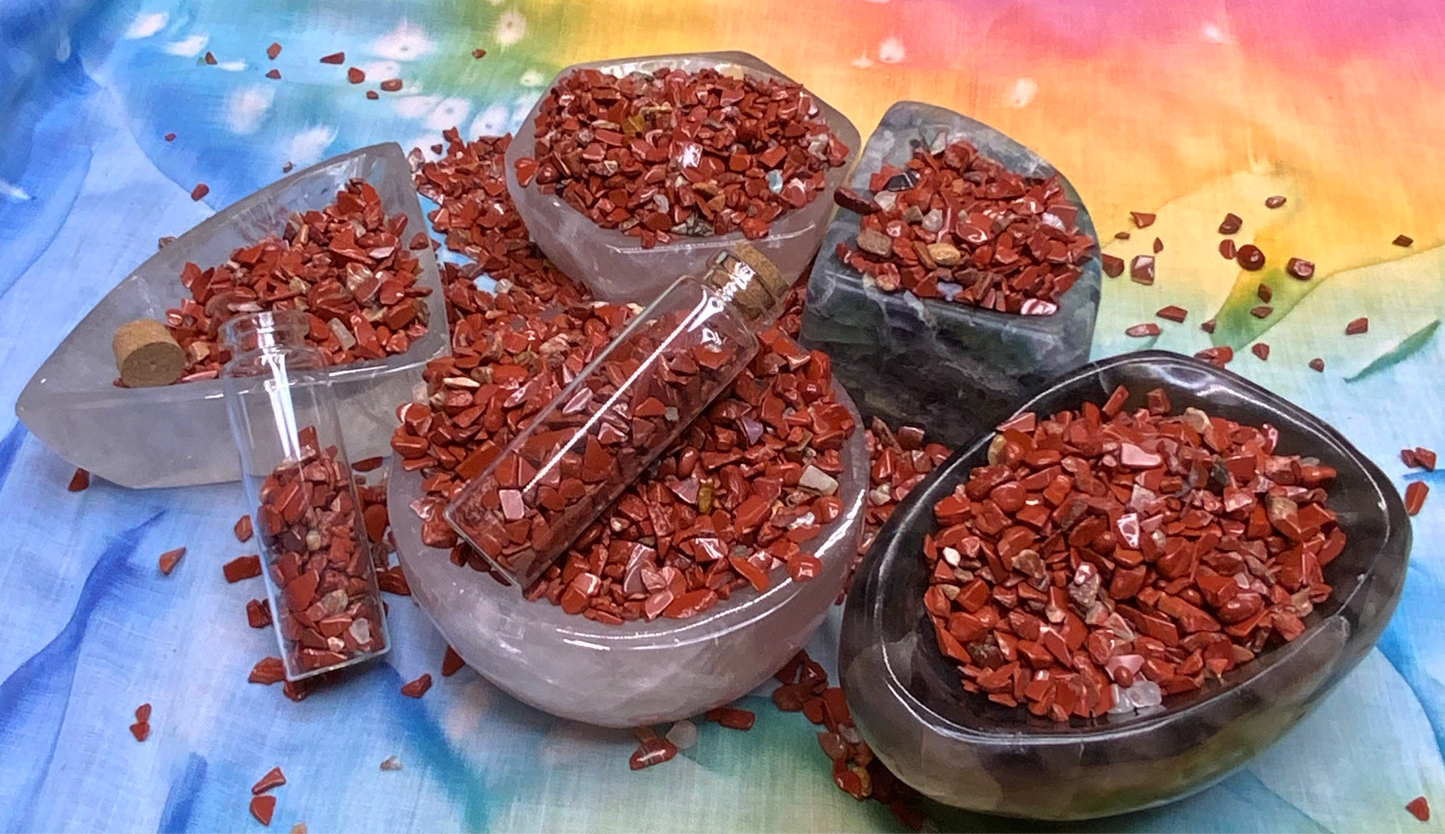 Red Jasper Crystal Chips - Small - A Grade - Neatos Elements