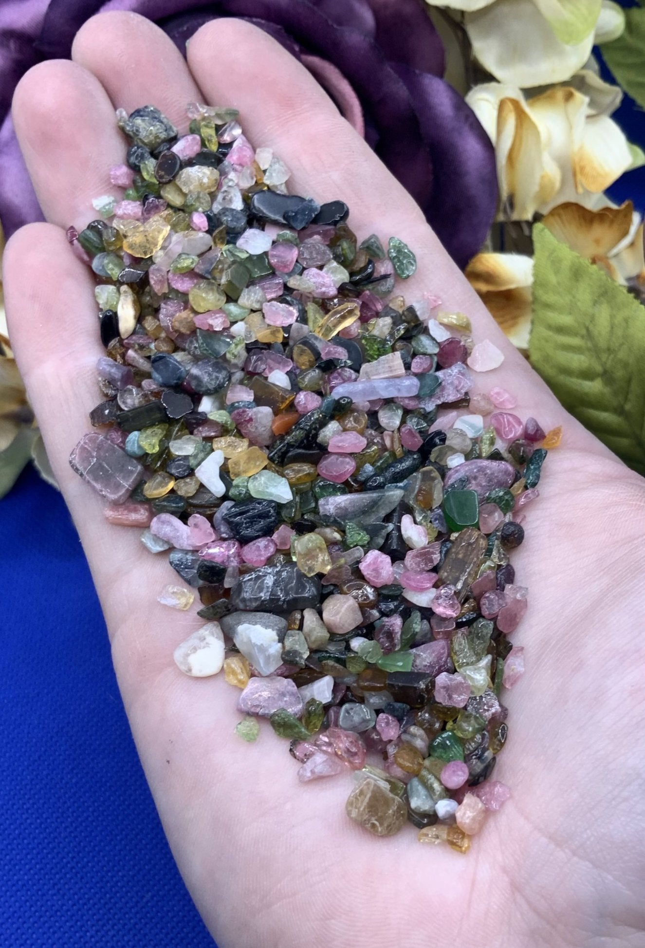 Watermelon Tourmaline Crystal Chips - XSmall - AA Grade - Neatos Elements